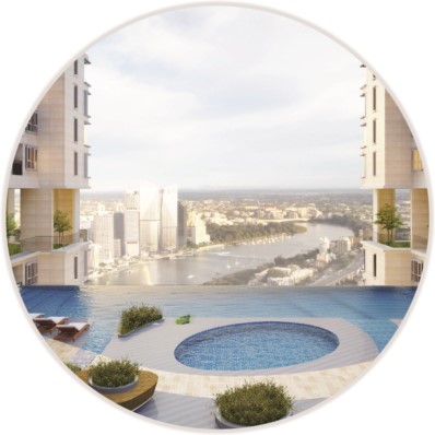 Tiện ích căn hộ The Golden Star Quận 7 hồ bơi sky view tràn bờ